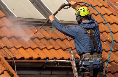 Démoussage et hydrofuge de toiture à Bazolles